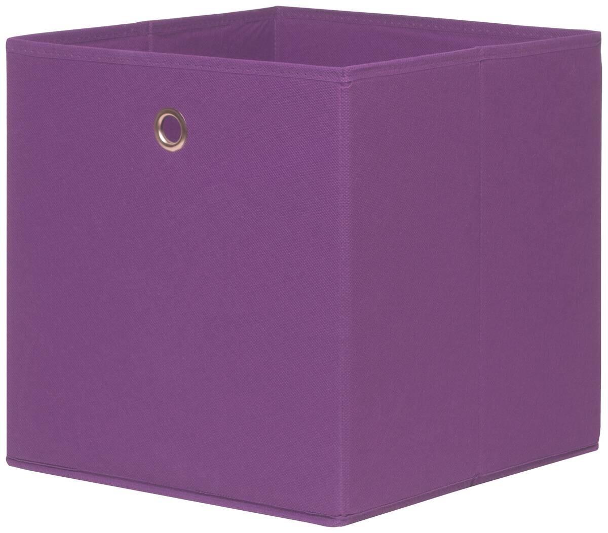 Stoffbox lila B/H/T: ca. 32x32x32 cm