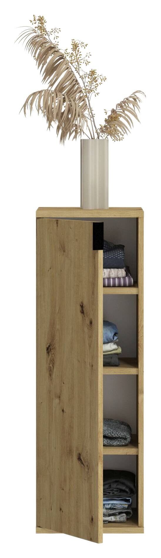 Kommode PROJEKT Eiche Artisan Nachbildung B/H/T: ca. 30x99x34 cm