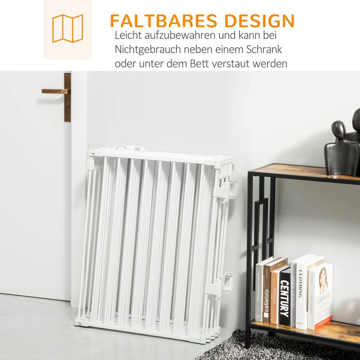 PawHut Hunde Absperrgitter