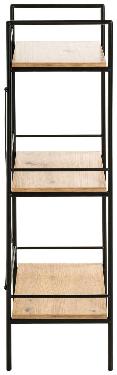 Regal Eiche Nachbildung schwarz B/H/T: ca. 34x96x27 cm