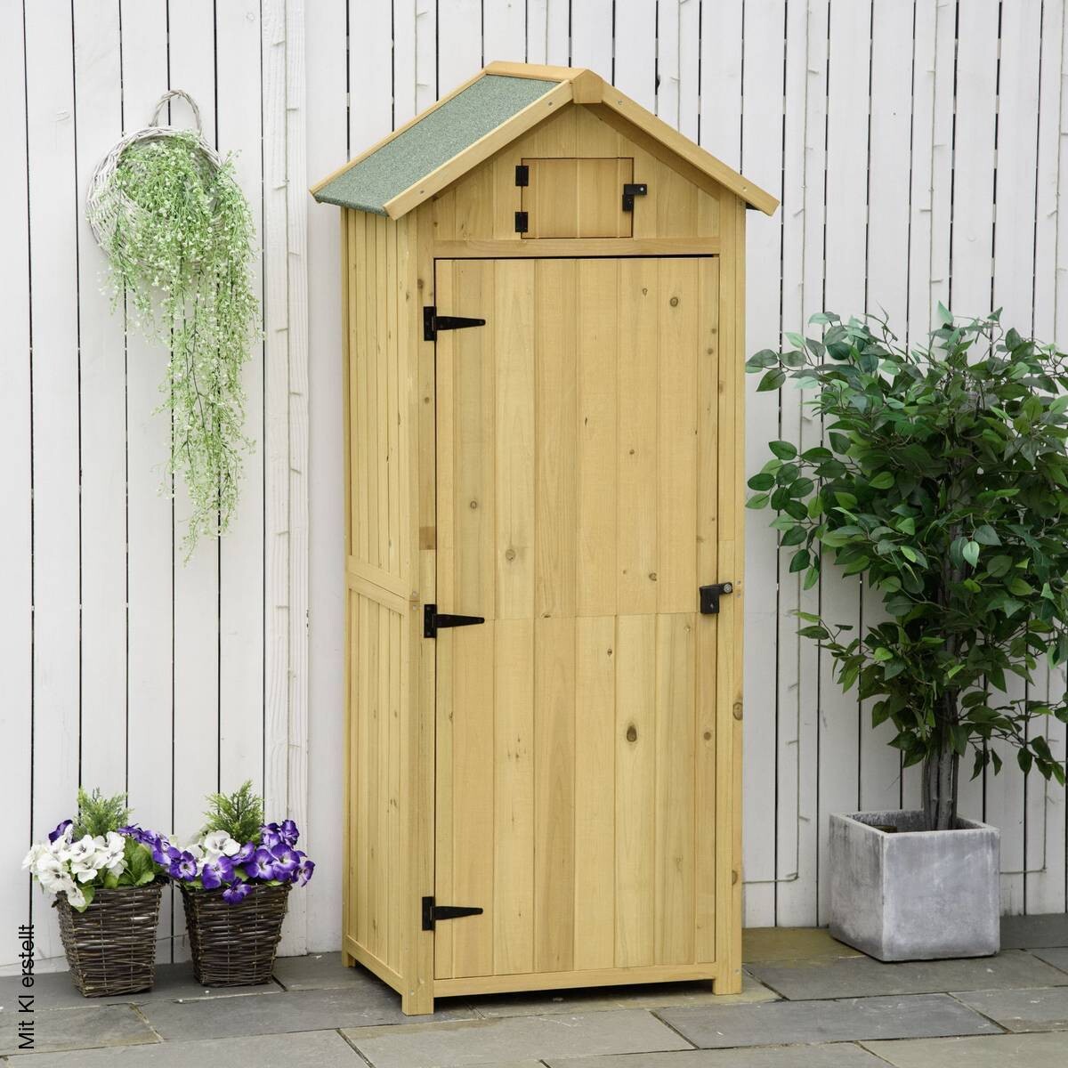 Outsunny Gartenhaus natur B/H/L: ca. 542x179x77 cm