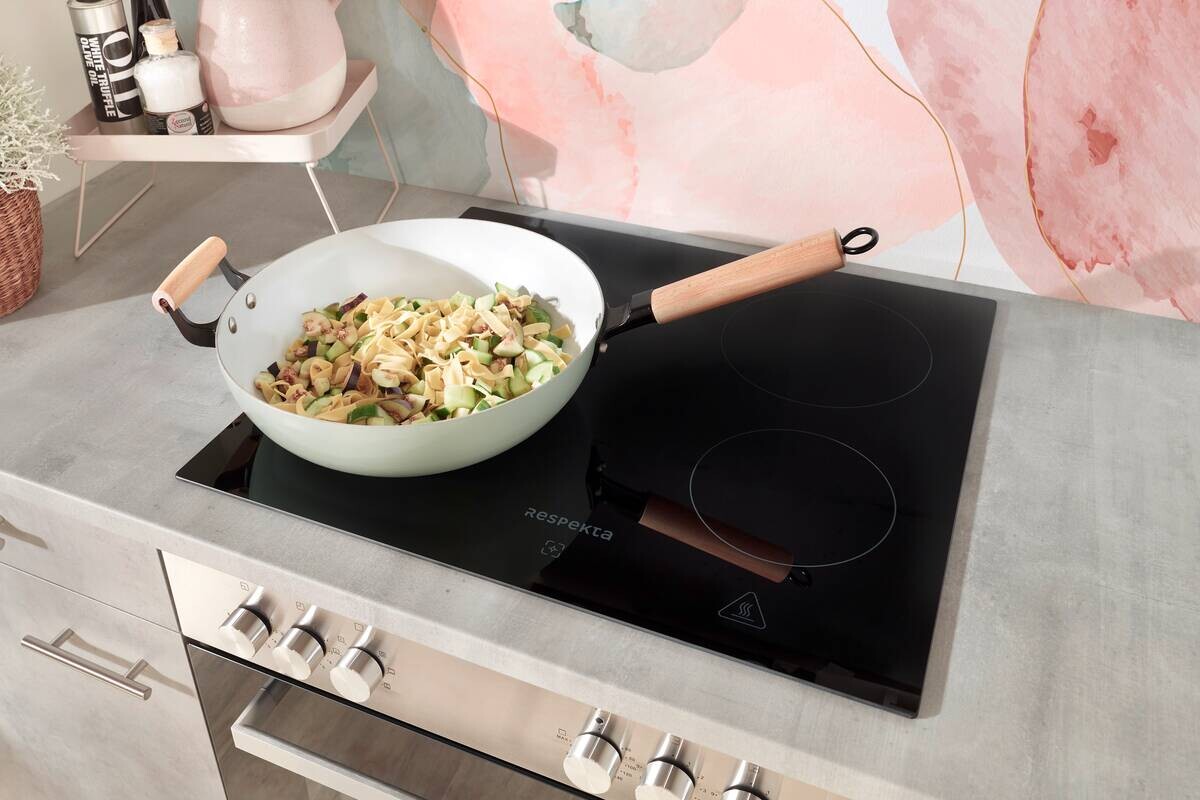 Respekta Winkelküche Malia Beton Optik B/H/T: ca. 280x200x172 cm