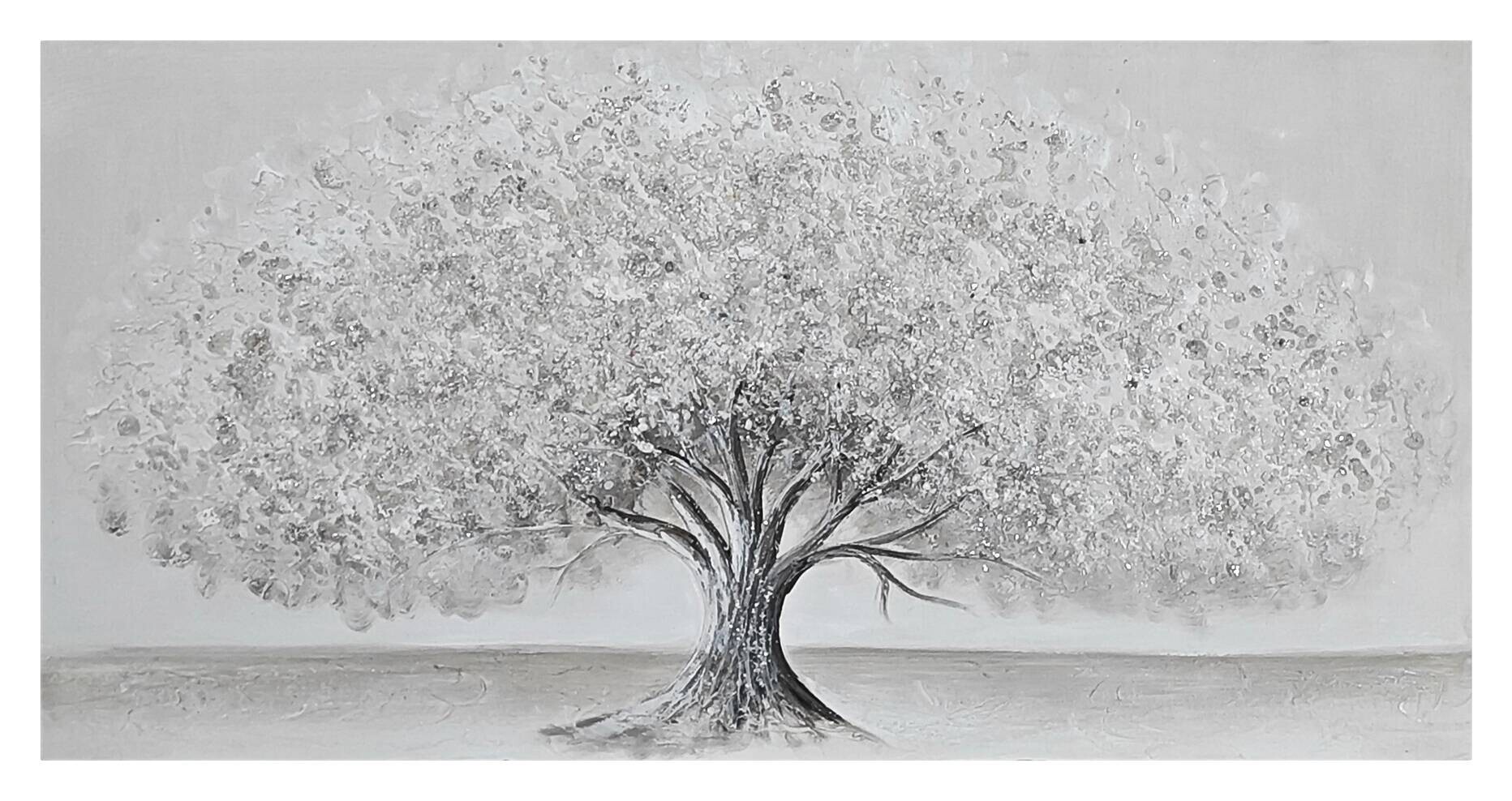 Keilrahmenbild Baum B/T/L: ca. 120x3x60 cm