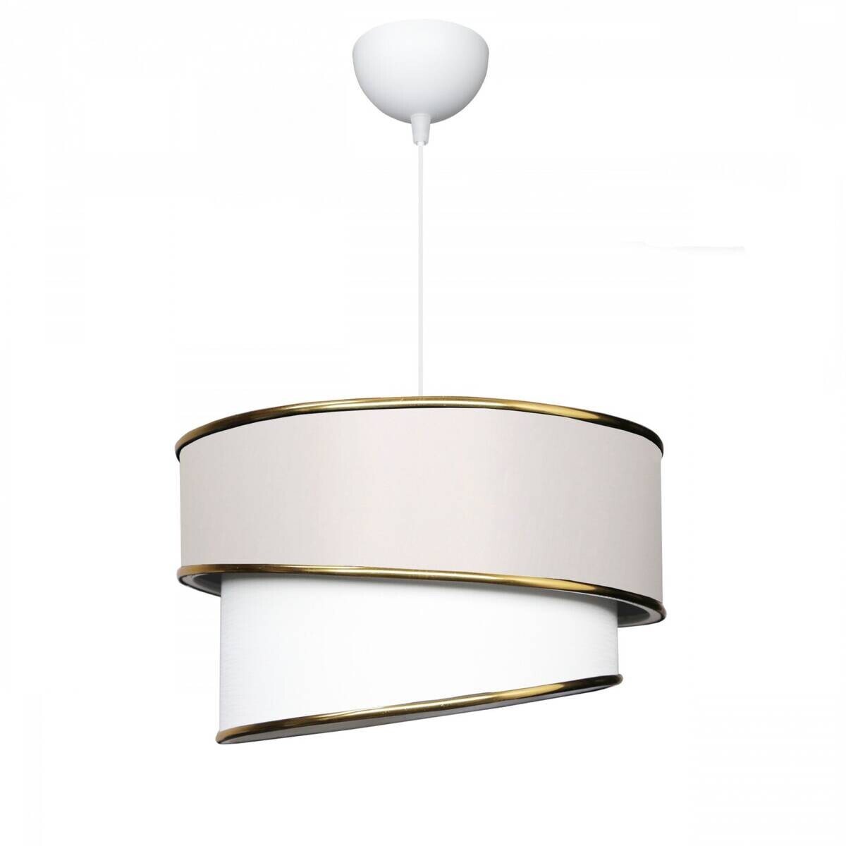 Opviq Pendelleuchte creme PVC Stoff B/H/T/L/D: ca. 30x70x30x30x30 cm E27 1 Brennstellen