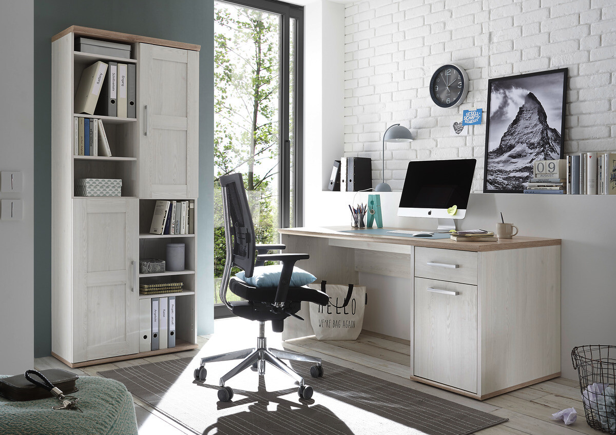 Schreibtisch Romance Sibiu Lärche Nachbildung San-Remo Nachbildung B/H/T: ca. 160x76x73 cm