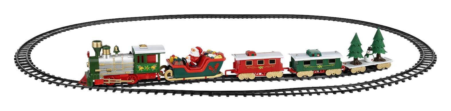 Weihnachtszug rot Antik