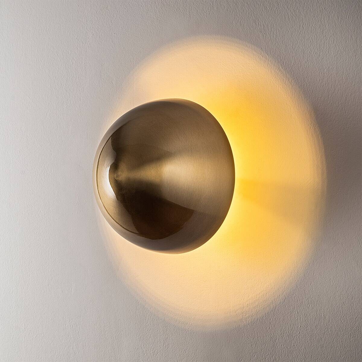 Opviq Wandleuchte gold Metall B/H/L: ca. 20x16x20 cm G9 1 Brennstellen