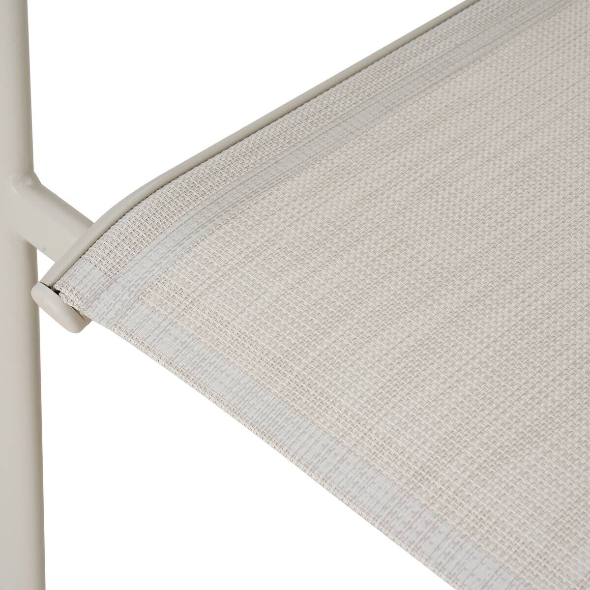 POCOline Gartenstühle Florence beige Textilene B/H/L: ca. 57x85x57 cm