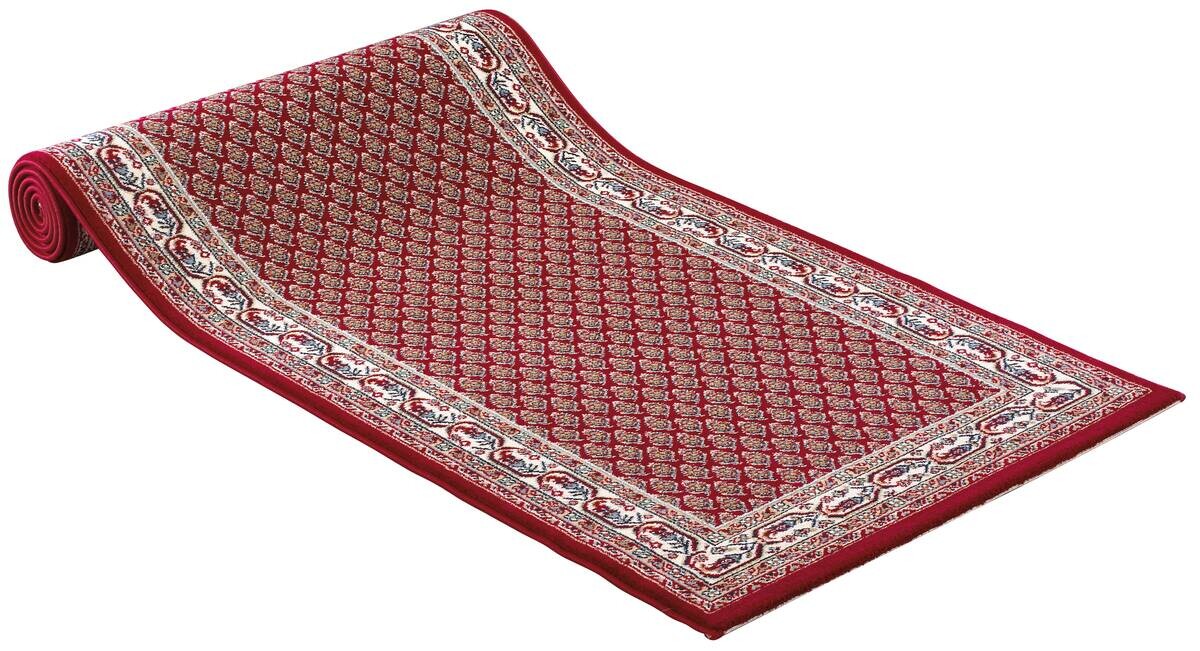 Webteppich Kashmar rot B/L: ca. 80x250 cm
