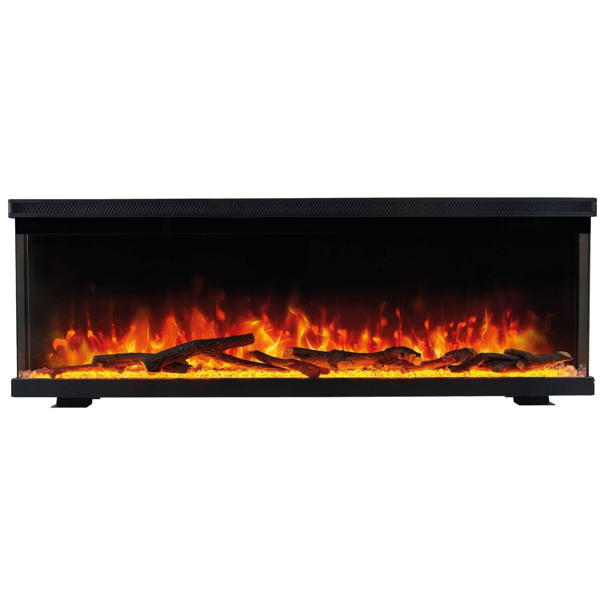 KAMINIO Elektrischer-Kamin LEA schwarz Metall B/H/T: ca. 91,9x43x20 cm ca. 1800 W