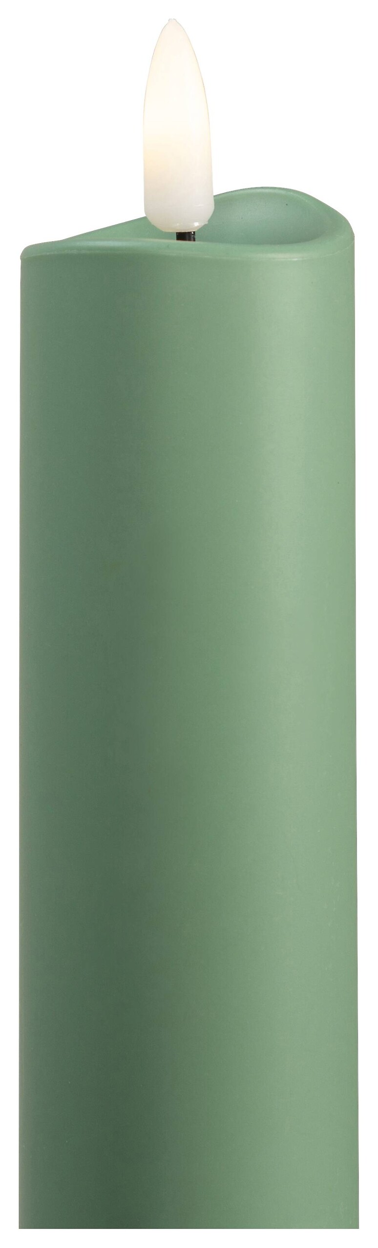 LED-Kerze grün H: ca. 88 cm
