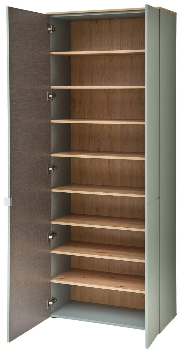 Garderobenschrank Bari salbei Eiche Artisan Nachbildung B/H/T: ca. 78x202x38 cm