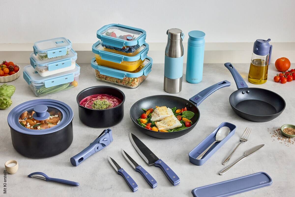 SAN IGNACIO Vorratsdose MEDITERRANEA blau