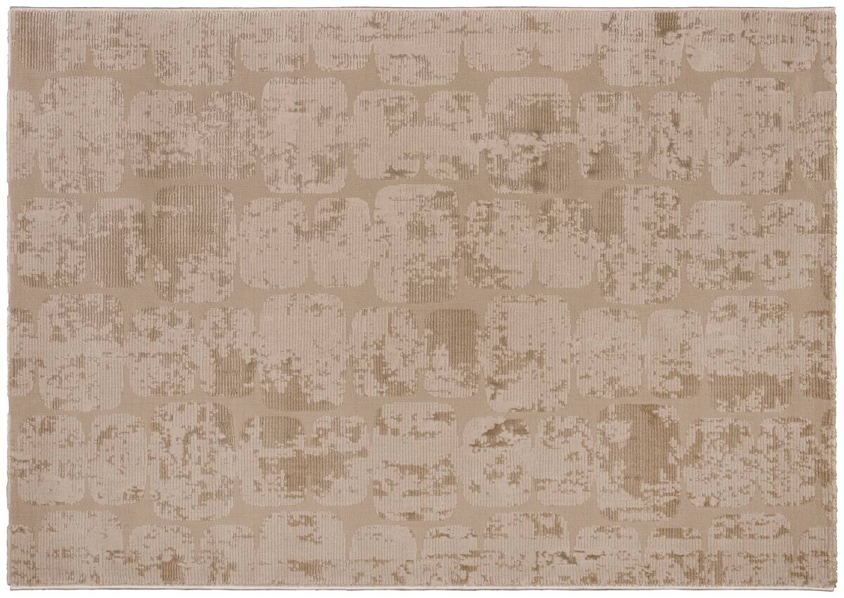 Webteppich Costa taupe B/L: ca. 80x150 cm