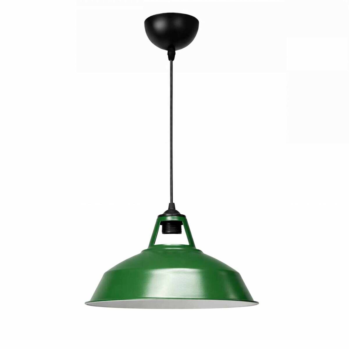 Opviq Pendelleuchte grün B/H/T: ca. 31x100x31 cm E27 1 Brennstellen