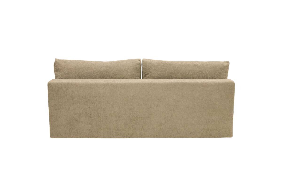 Schlafsofa beige Polyester B/H/T: ca. 210x72x105 cm