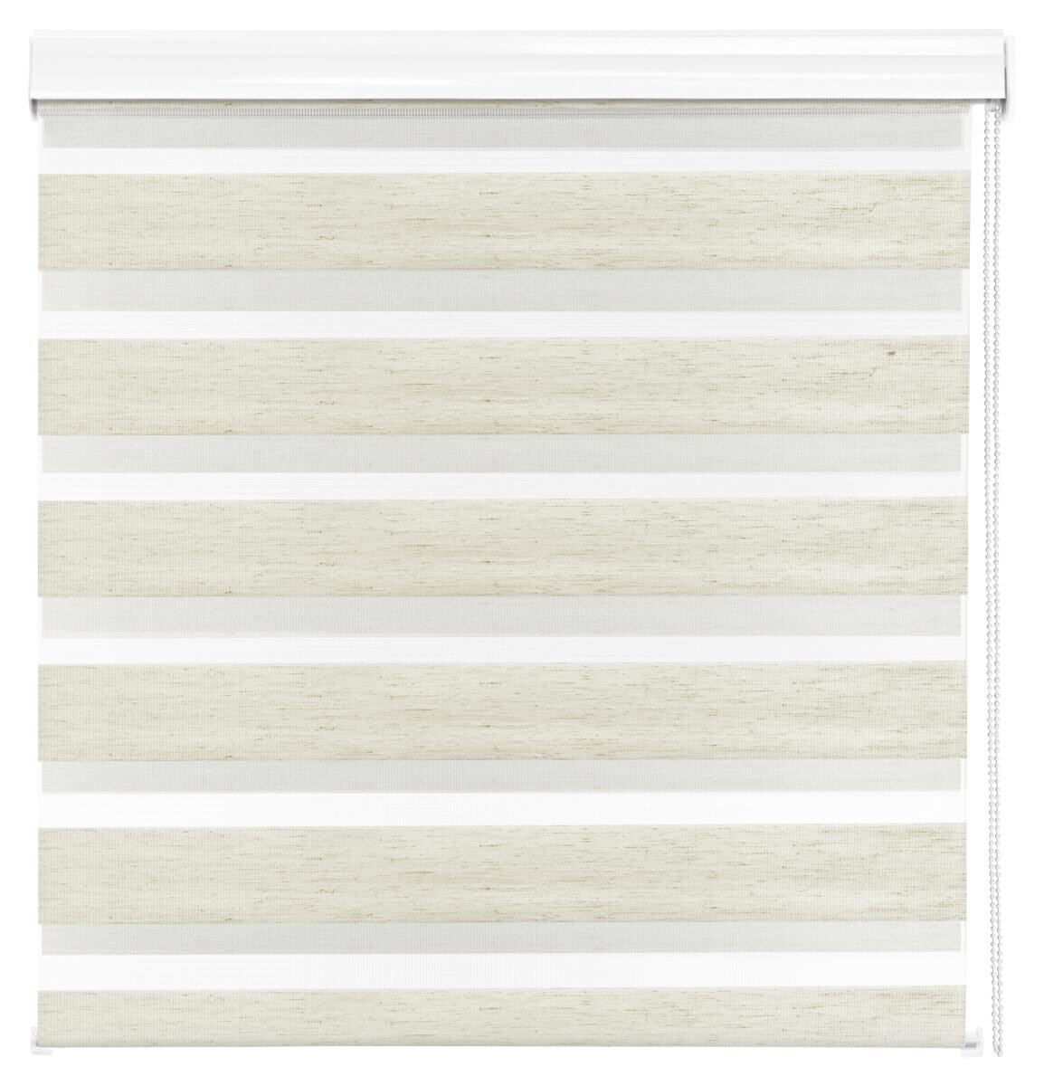 POCOline Doppelrollo mit Blende Easy-Fix natur 100% Polyester B/L: ca. 100x160 cm