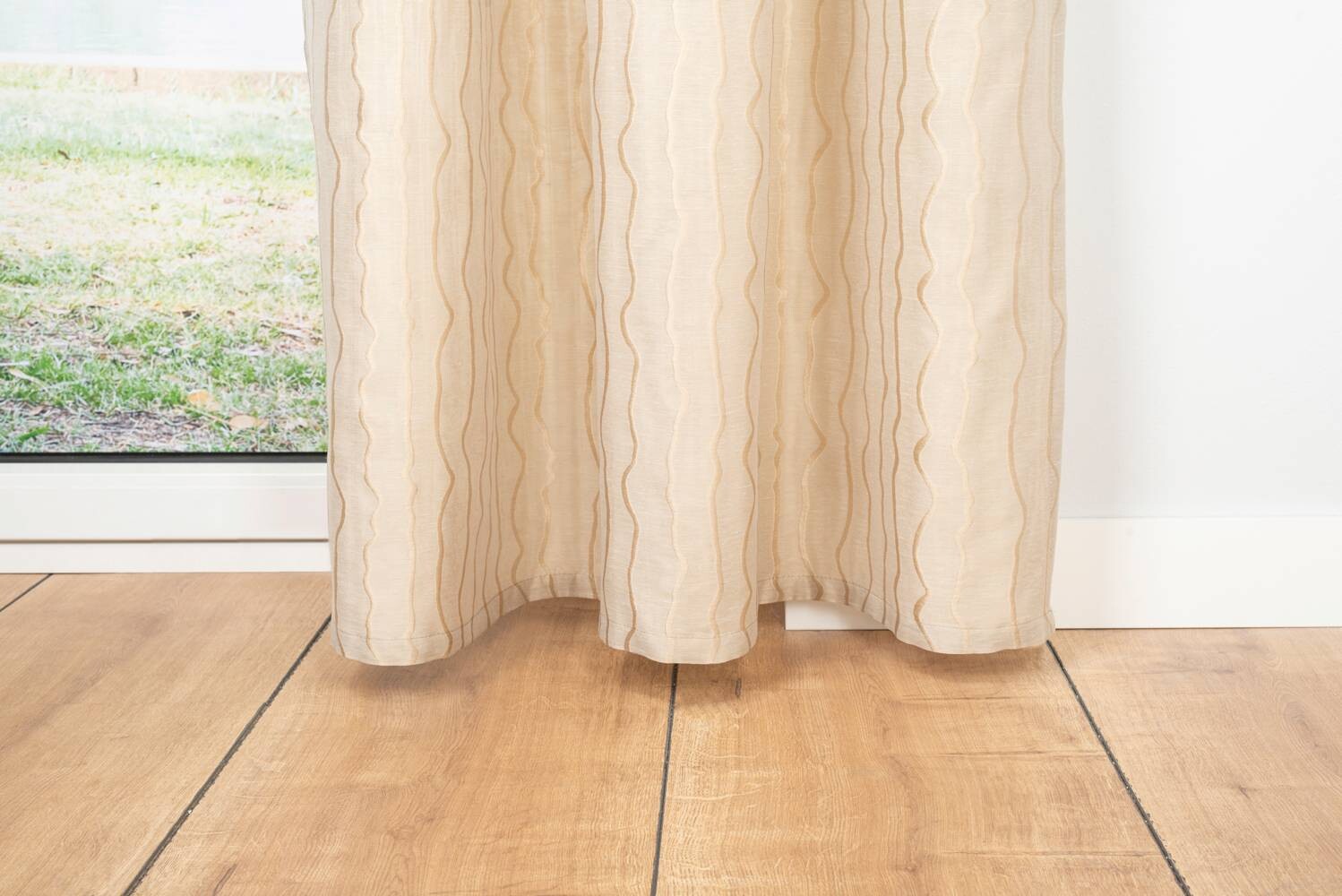 Kombivorhang 2er Pack Stream sand B/L: ca. 135x245 cm