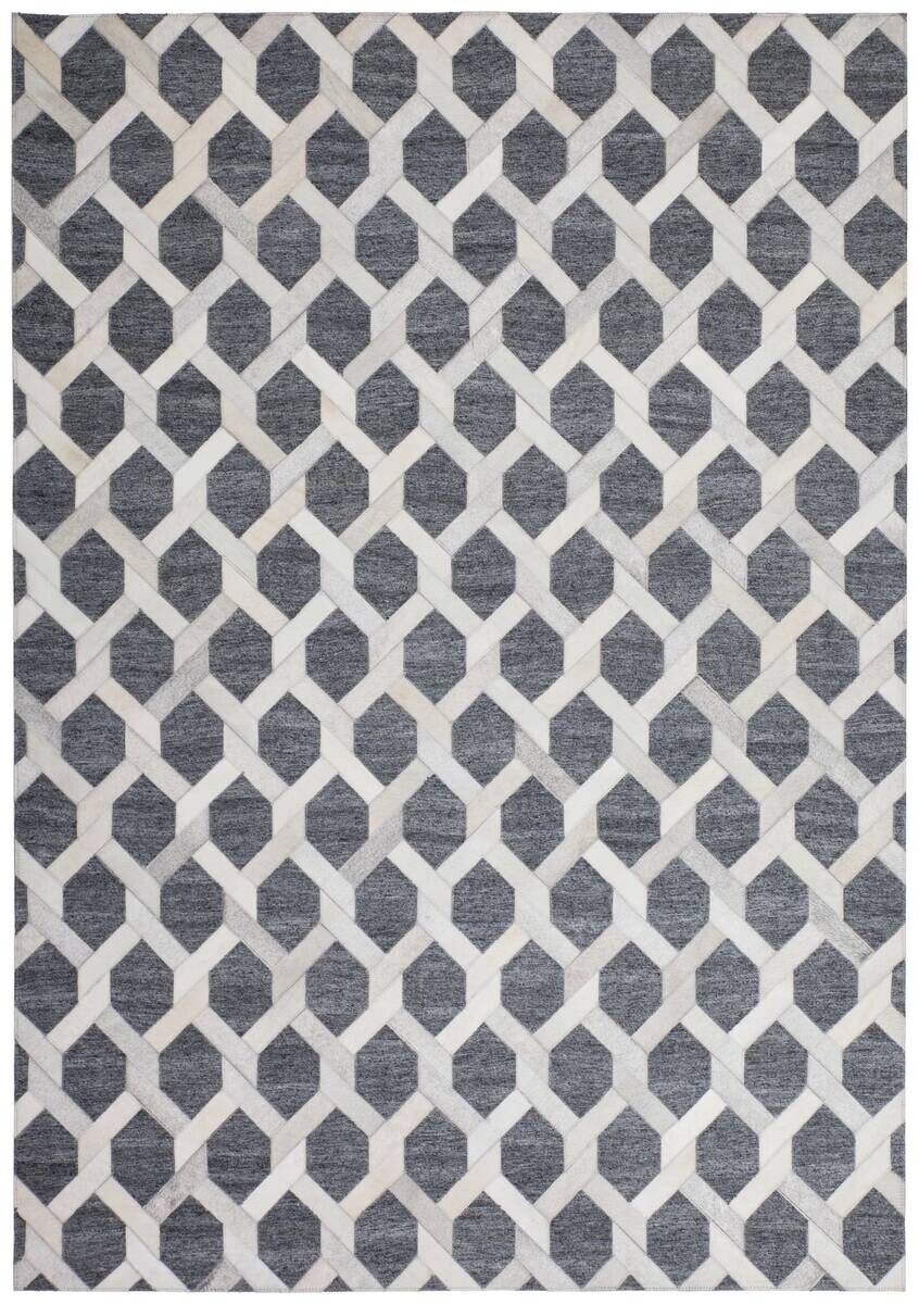 Kayoom Kurzflorteppich Chimera 125 grau B/L: ca. 120x170 cm