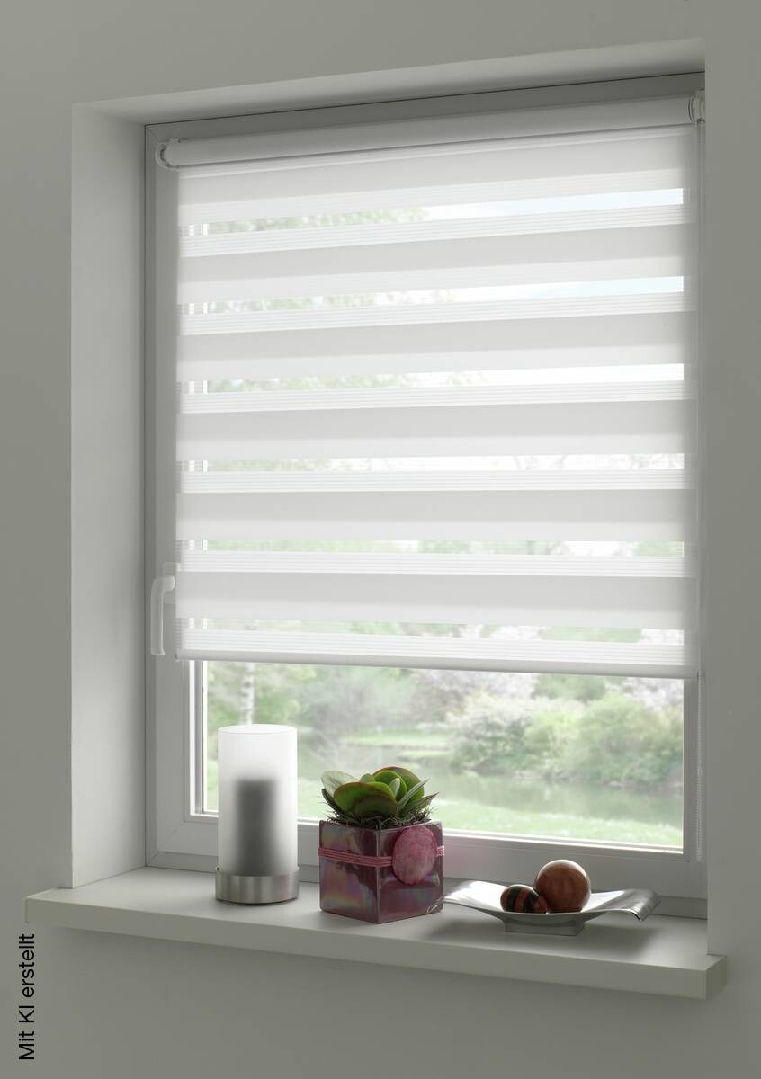 Boviva Doppelrollo natur 100% Polyester B/L: ca. 72x200 cm