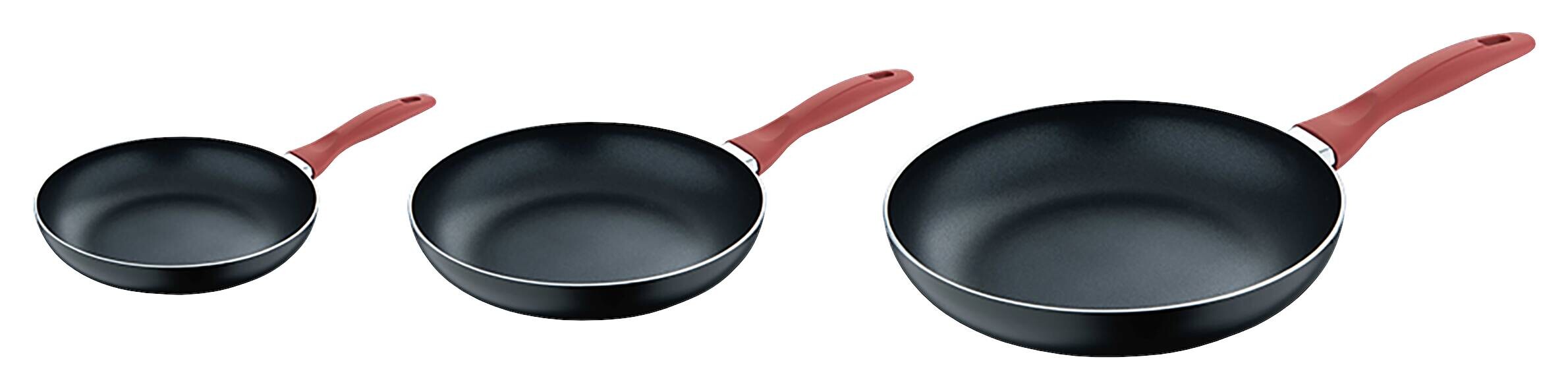 SAN IGNACIO Pfannenset NAVY MAPLE schwarz Aluminium 3 tlg.