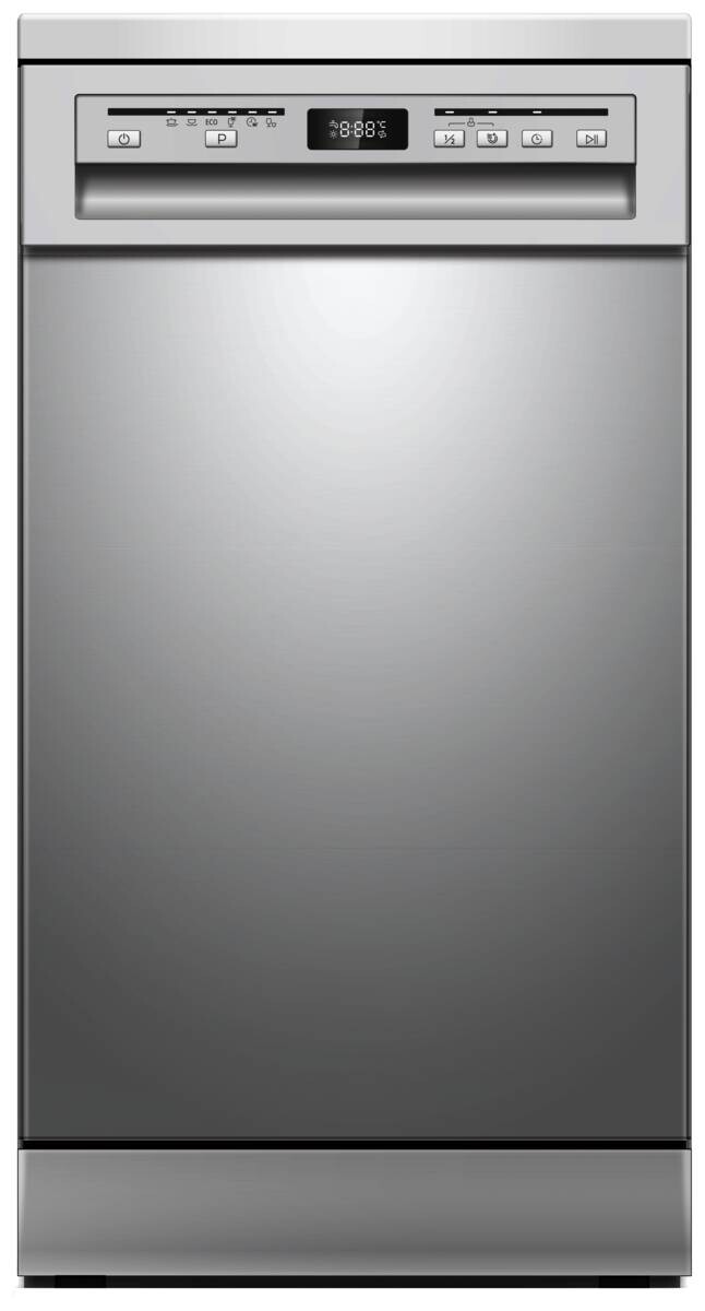 PKM Geschirrspüler GSP10-6DP1SI silber B/H/T: ca. 45x85x60 cm
