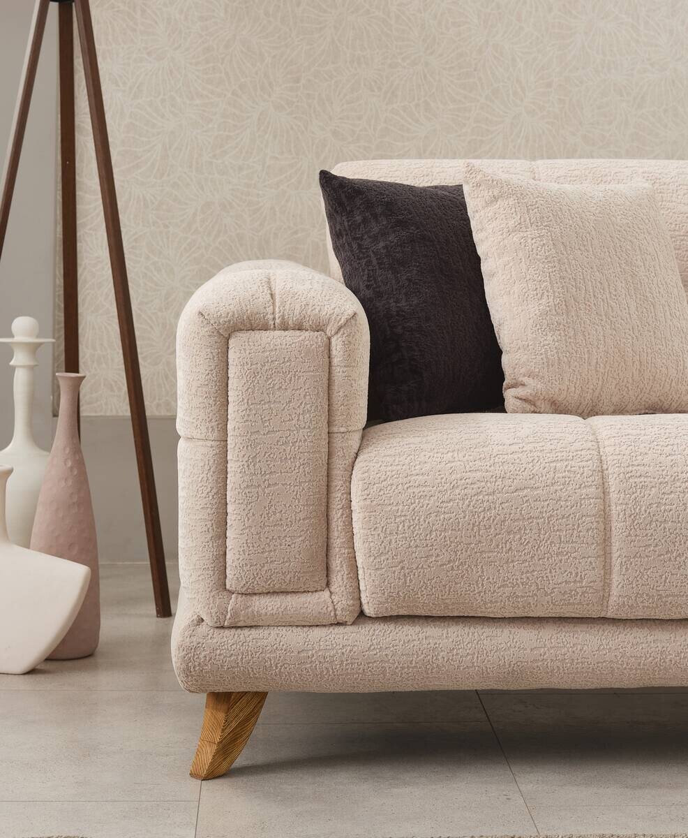 Sofa 3-2-1 Rixos beige Webstoff