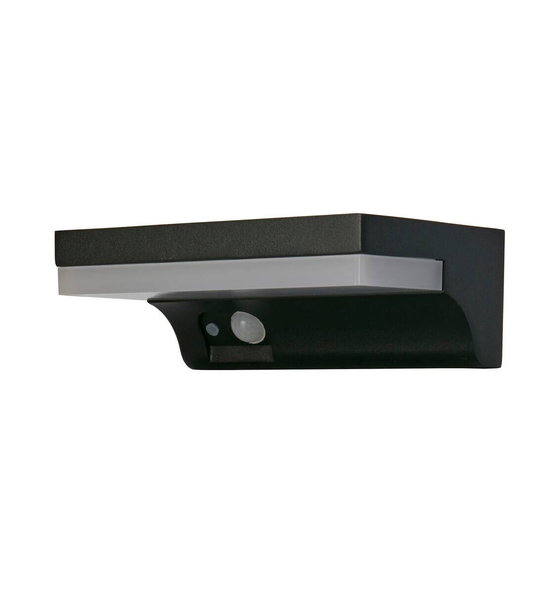 LED-Außenwandleuchte klar schwarz weiß B/H/T: ca. 16x6x11,8 cm