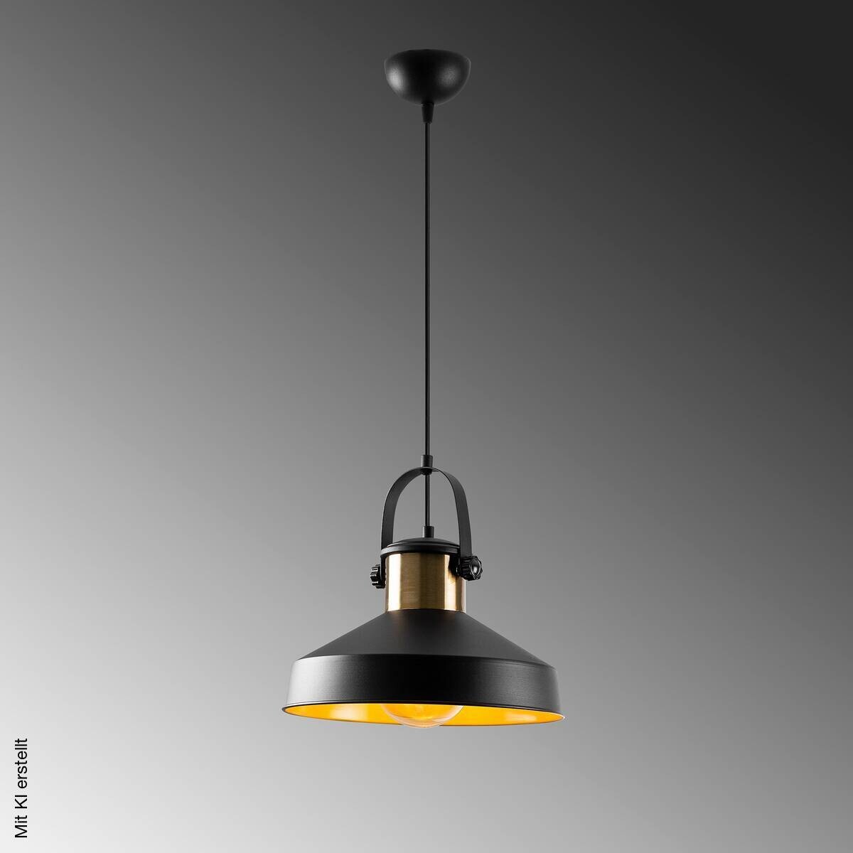 Opviq Pendelleuchte schwarz B/H/T: ca. 35x134x35 cm E27 1 Brennstellen