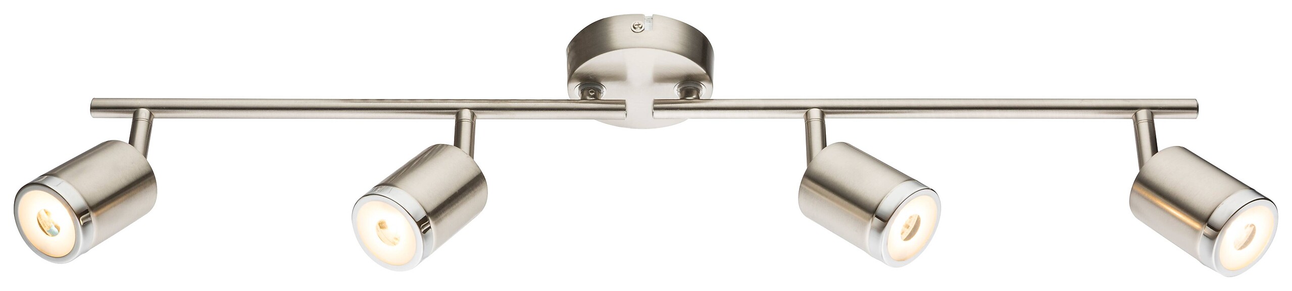 GLOBO Spot Comore nickel Metall B/H/L: ca. 9x17x67 cm 4 Brennstellen