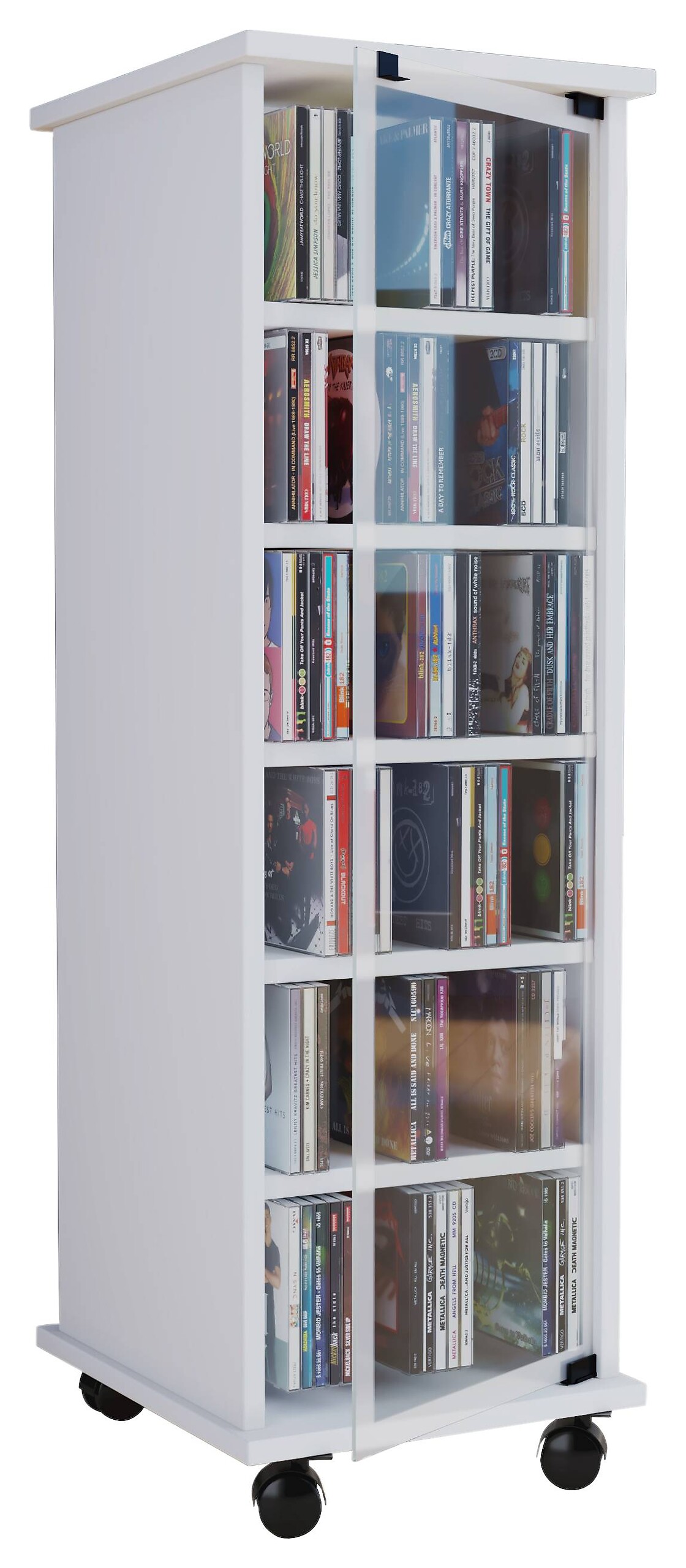 Regal Valenza weiß Holzwerkstoff B/H/T: ca. 31x97,5x35 cm