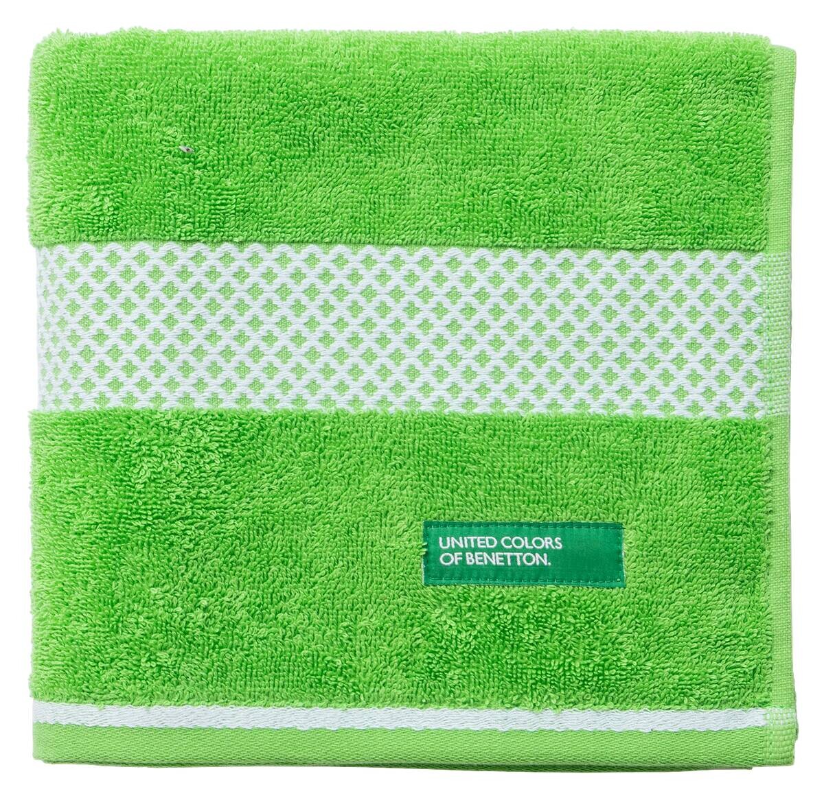 BENETTON Handtuch SUMMER grün 100% Baumwolle B/L: ca. 50x90 cm