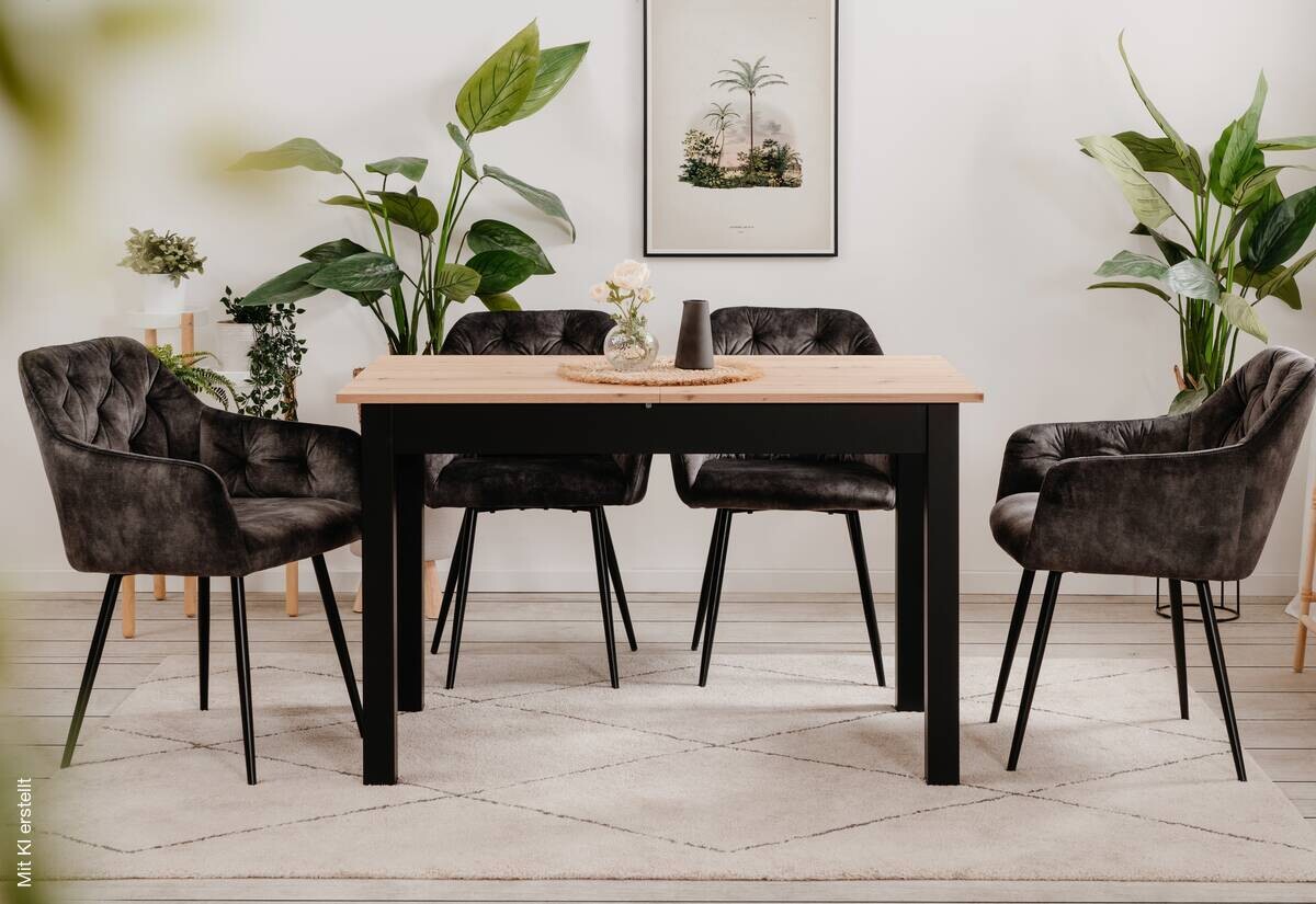 Esstisch Coburg Artisan Oak Nachbildung B/H/T: ca. 120x77x70 cm