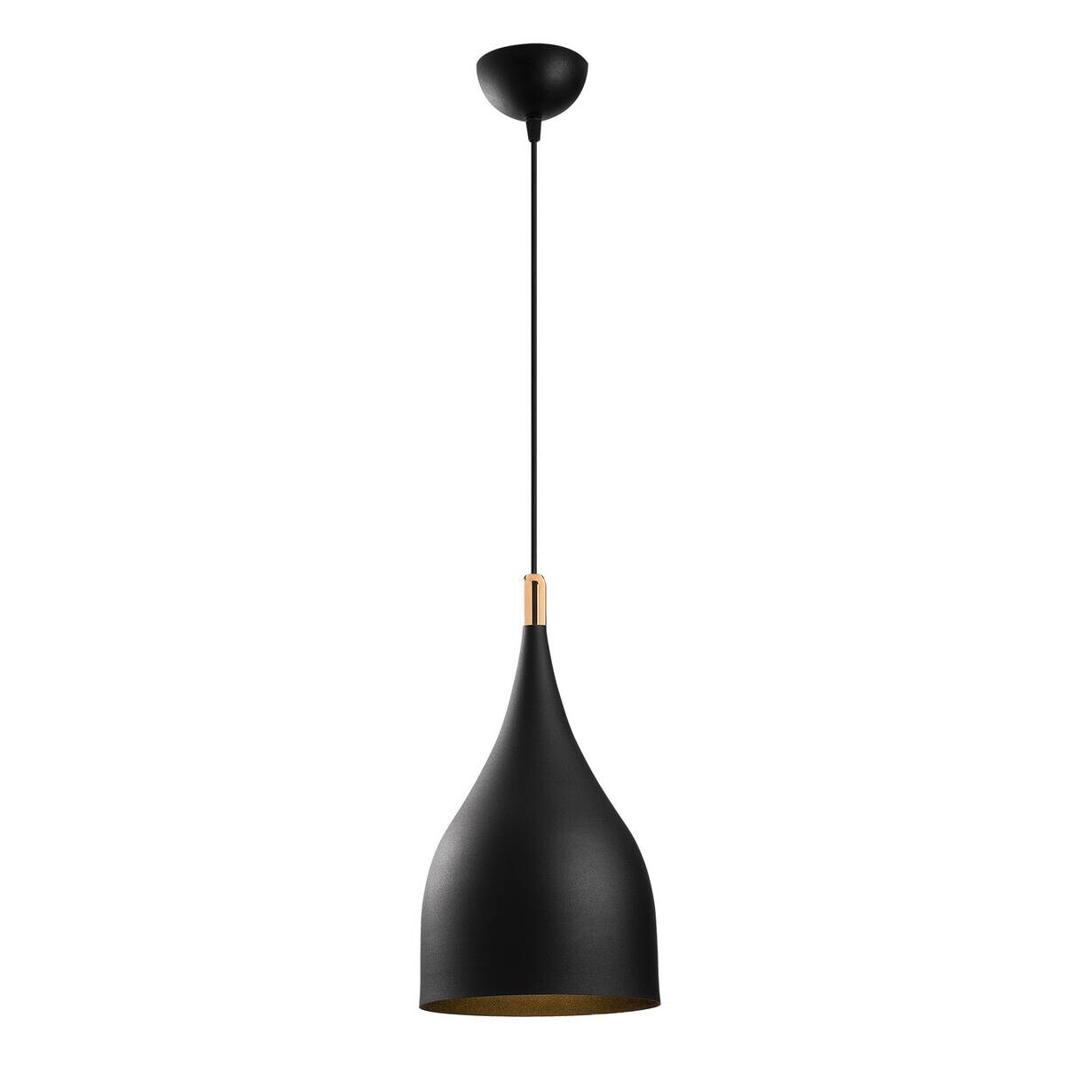 Opviq Pendelleuchte Saglam-3770 schwarz gold B/H/T/L/D: ca. 25x137x25x25x25 cm E27 1 Brennstellen
