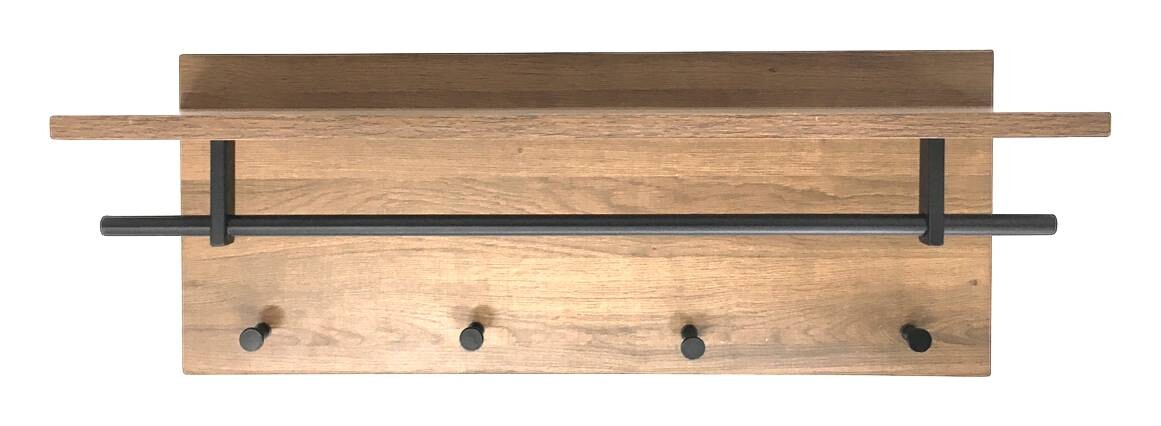 Wandgarderobe Eiche Nachbildung B/H/T: ca. 75x36x26 cm