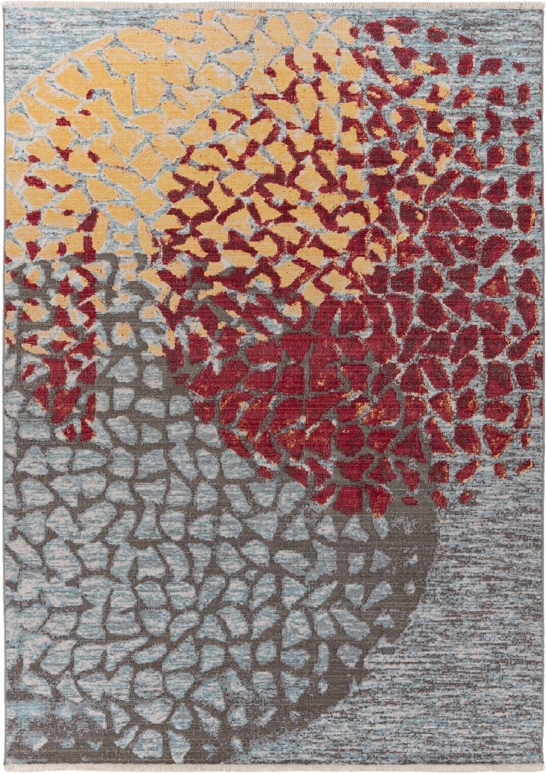 Kayoom Kurzflorteppich Milan 425 rot B/H/L: ca. 160x0,5x230 cm