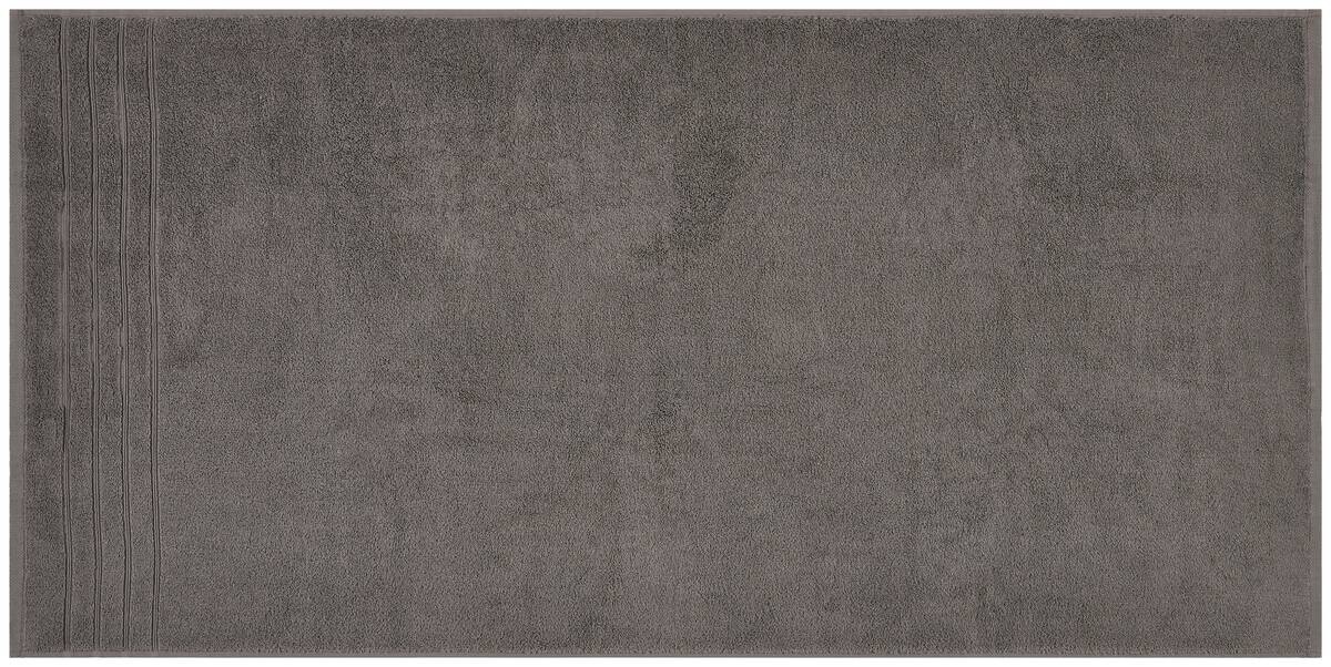 POCOline Duschtuch Pisa anthrazit 100% Baumwolle B/L: ca. 70x140 cm