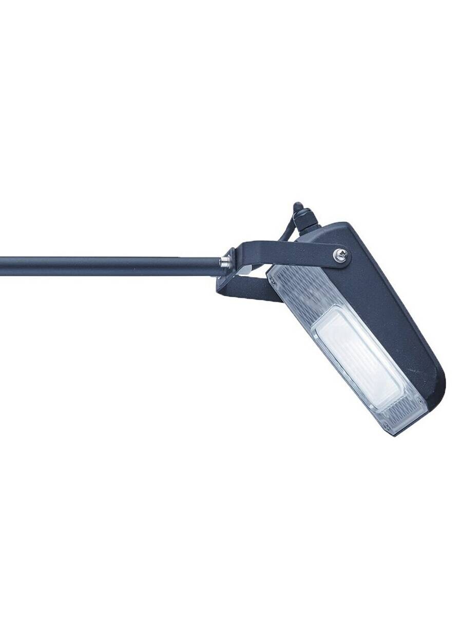 LED-Außenwandleuchte schwarz klar B/H/T/L: ca. 14x5x83,5x83,5 cm