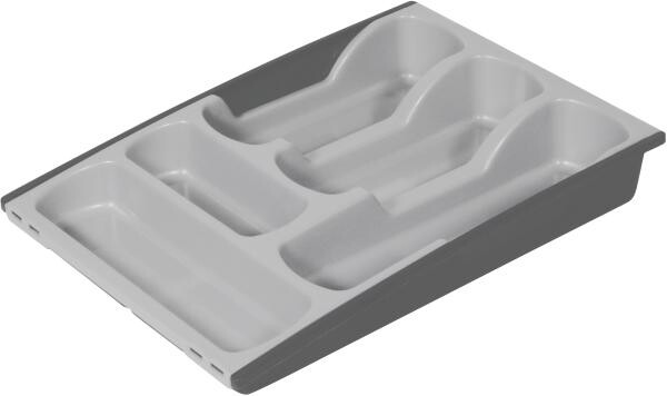 Curver Besteckeinsatz anthrazit B/H/L: ca. 42x6,4x50 cm