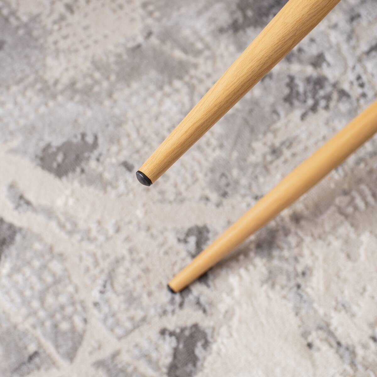 Stuhl TORINO grau Stoff B/H/T: ca. 53x91x58 cm