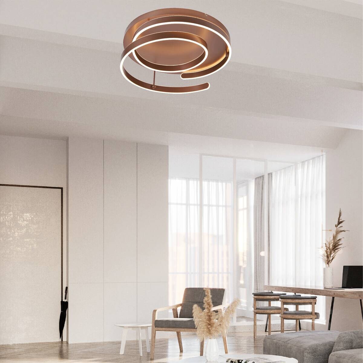 POCOline LED-Deckenleuchte Taro H/D: ca. 18x60 cm