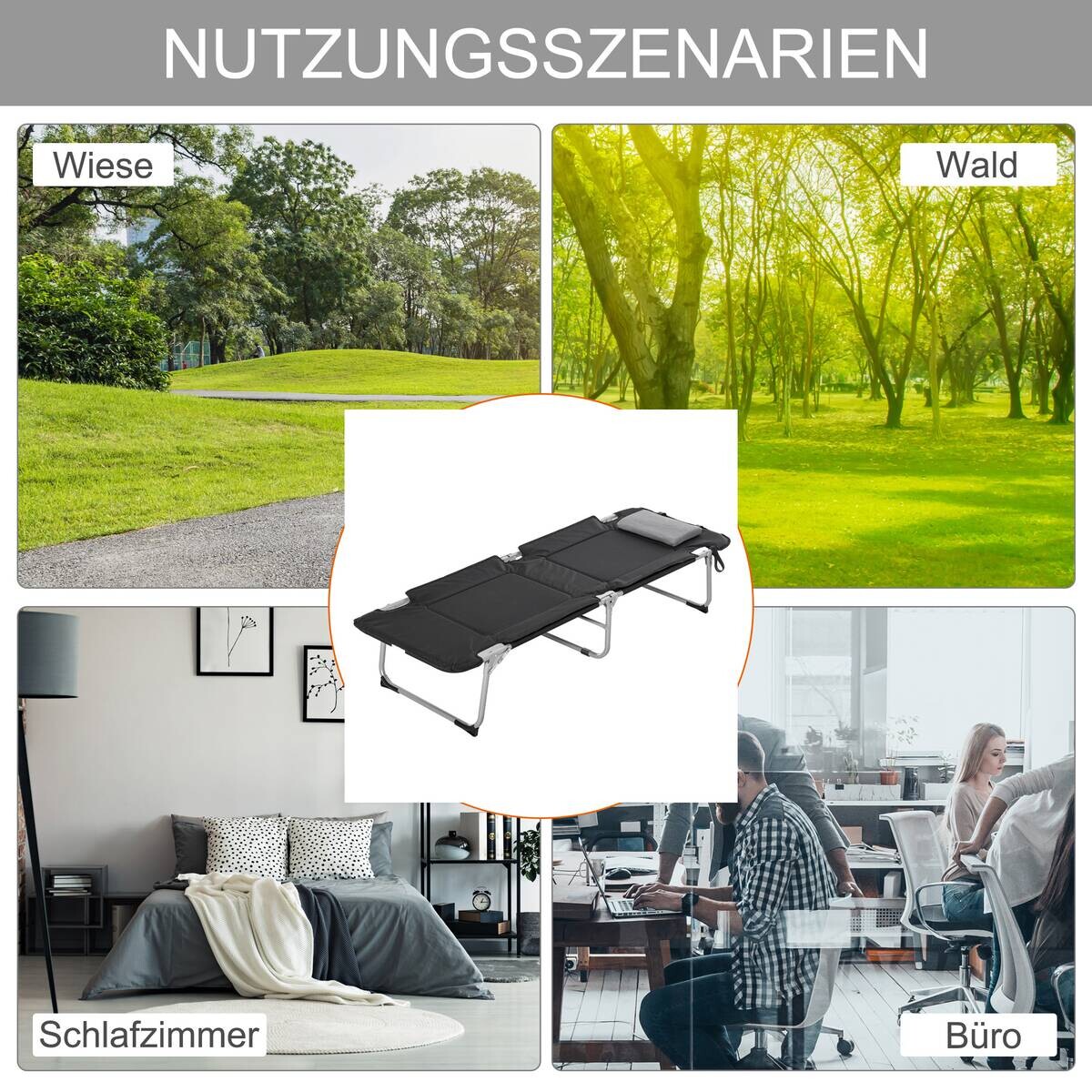 Outsunny Campingartikel B/H/L: ca. 66x183x33 cm