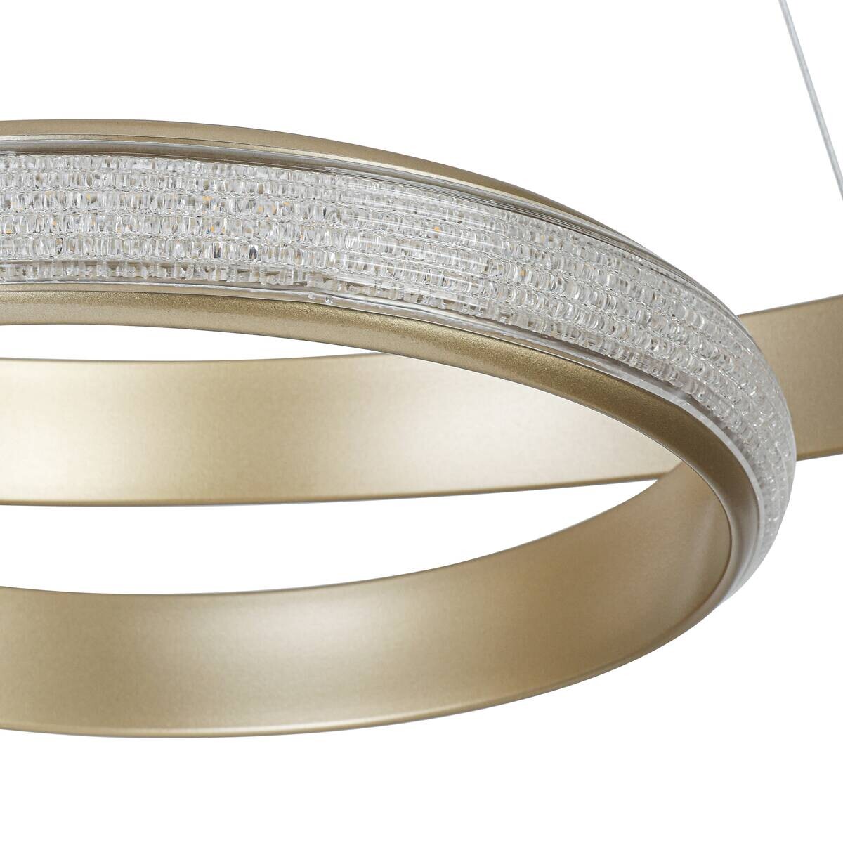 Nolo LED-Pendelleuchte Shine champagner B/H/T: ca. 50x120x50 cm