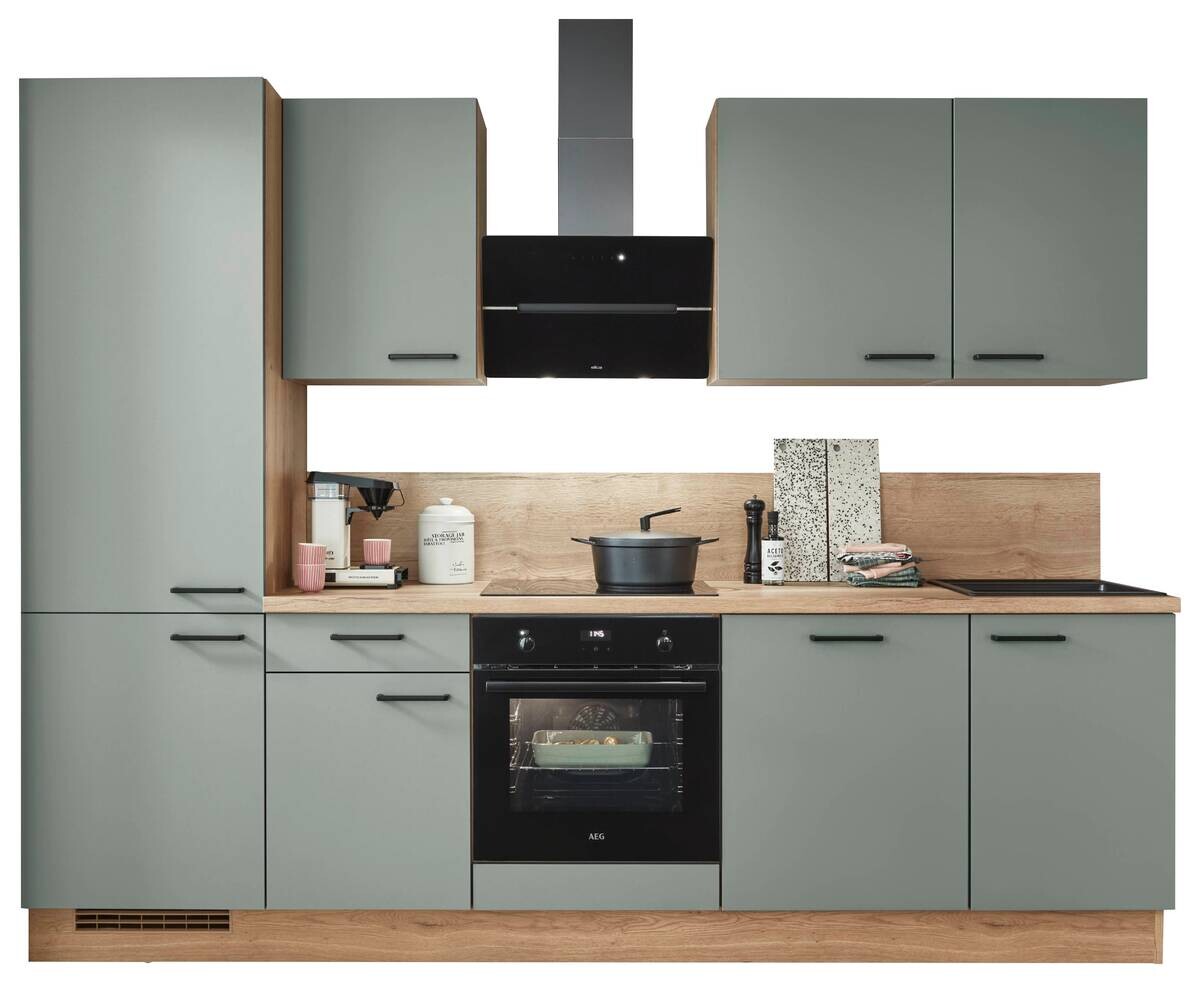 nobilia Küchenblock Speed Schilf B/H/T: ca. 280x201,6x60 cm