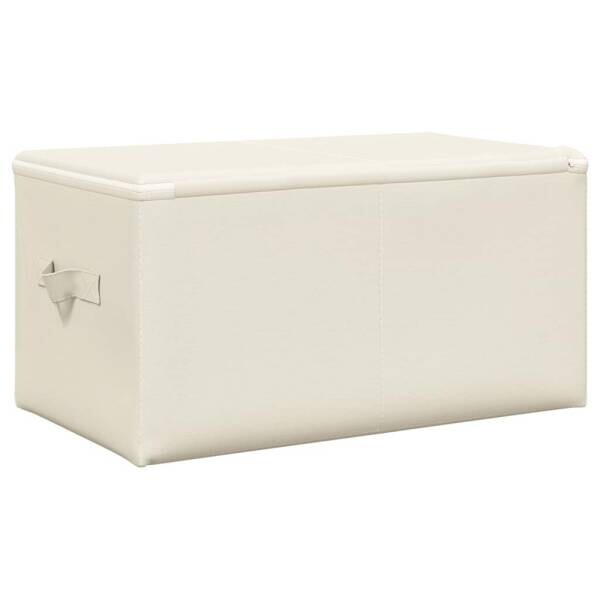 vidaXL Aufbewahrungsbox creme B/H/L: ca. 34x23x43 cm