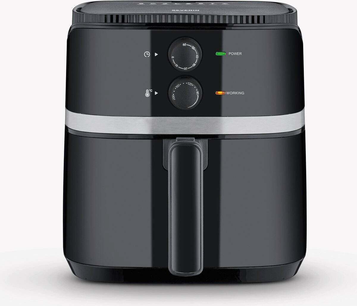 Severin Heißluftfritteuse FR 2452 schwarz Kunststoff B/H/L: ca. 35x32,5x35 cm ca. 5 l