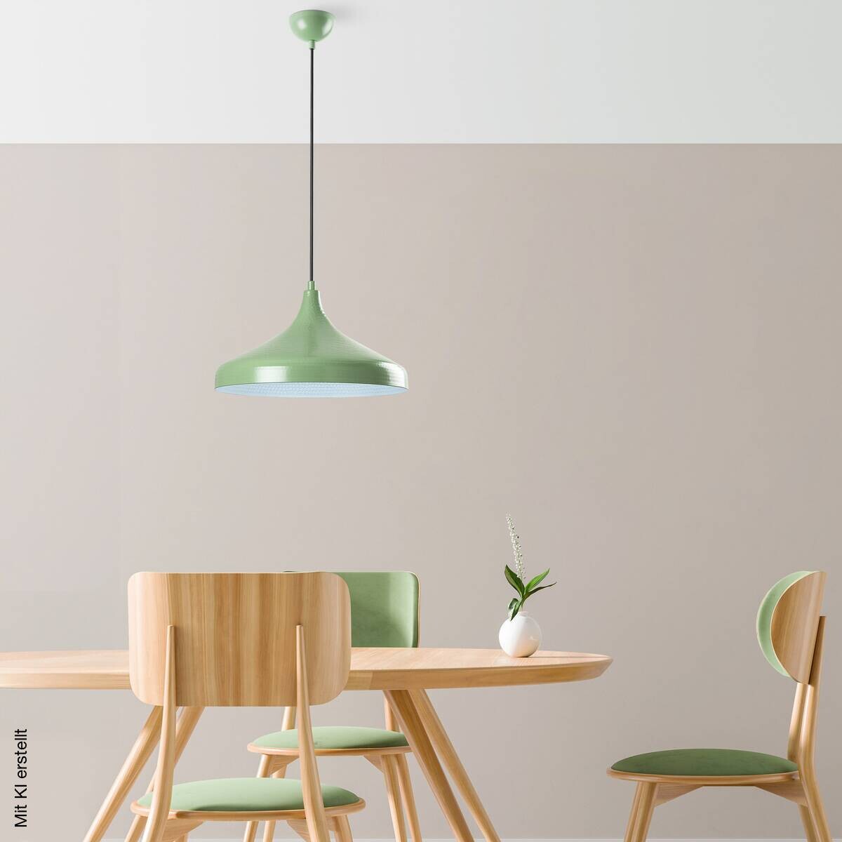 Opviq Pendelleuchte minze B/H/T: ca. 36x118x36 cm E27 1 Brennstellen
