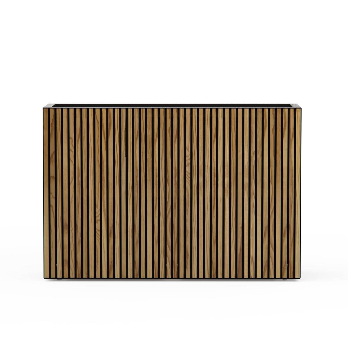 Herstera Garden Pflanzkübel Deco Planter schwarz Holz B/H/L: ca. 120x80x40 cm