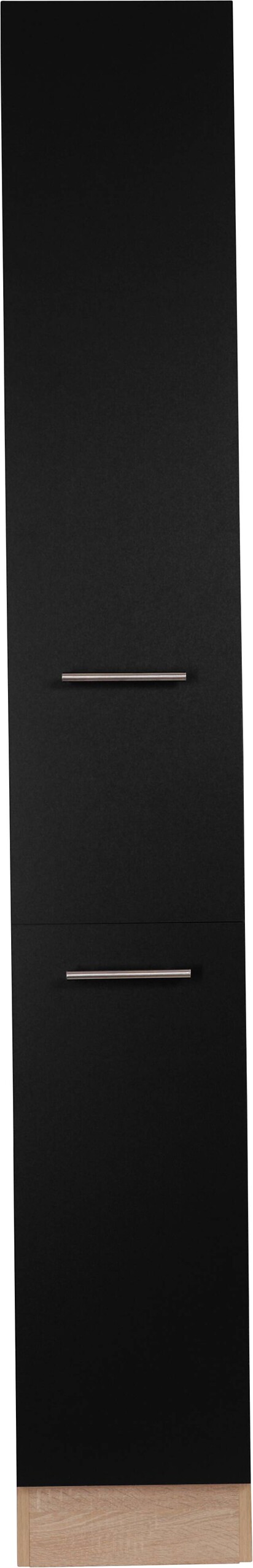 Apothekerschrank Merle schwarz B/H/T: ca. 30x200x60 cm