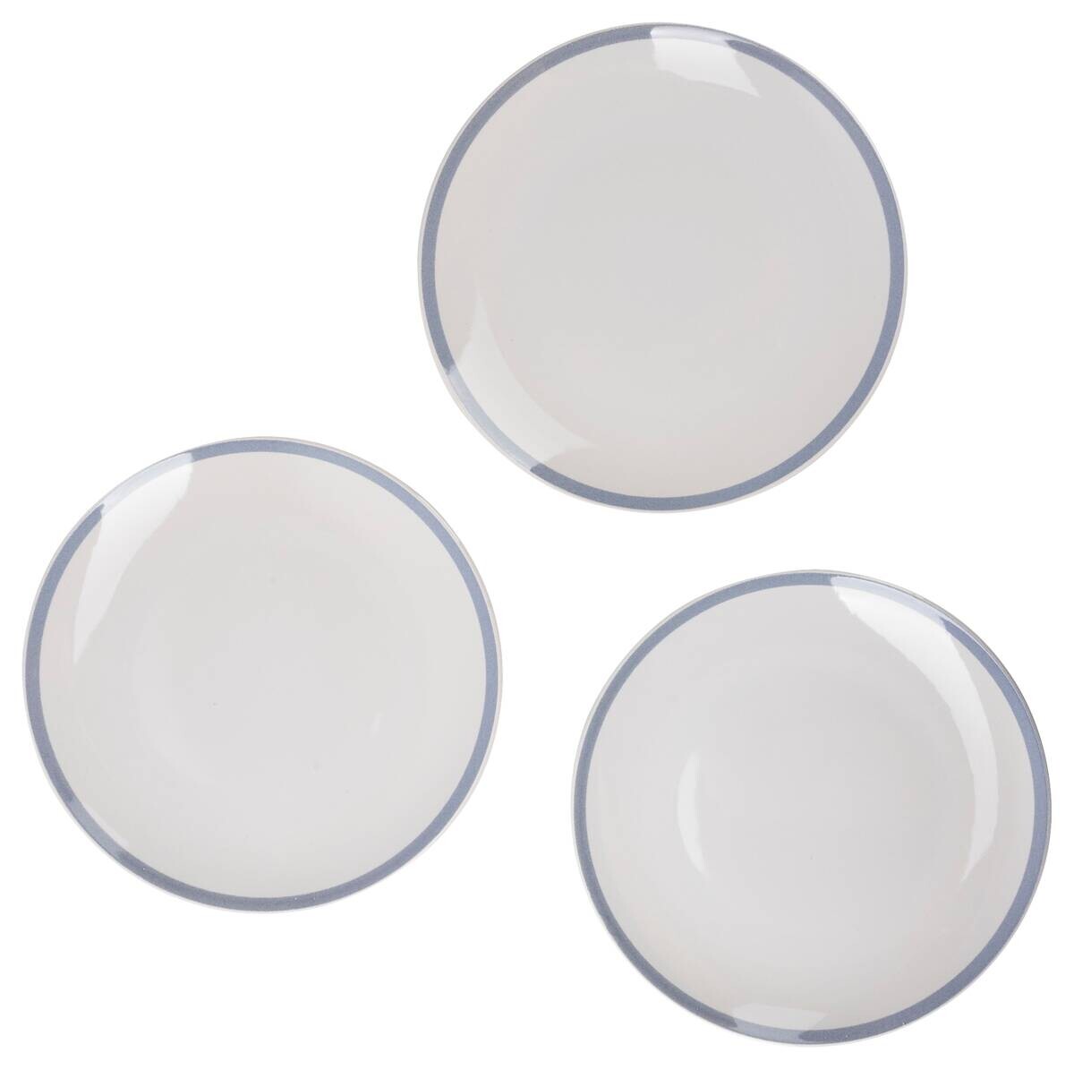 SAN IGNACIO Essteller NOIA weiß Porzellan D: ca. 26 cm